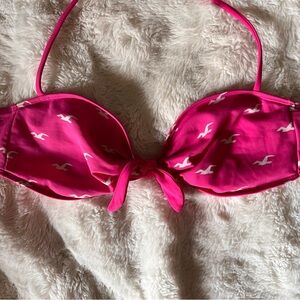 Hollister S halter swim top